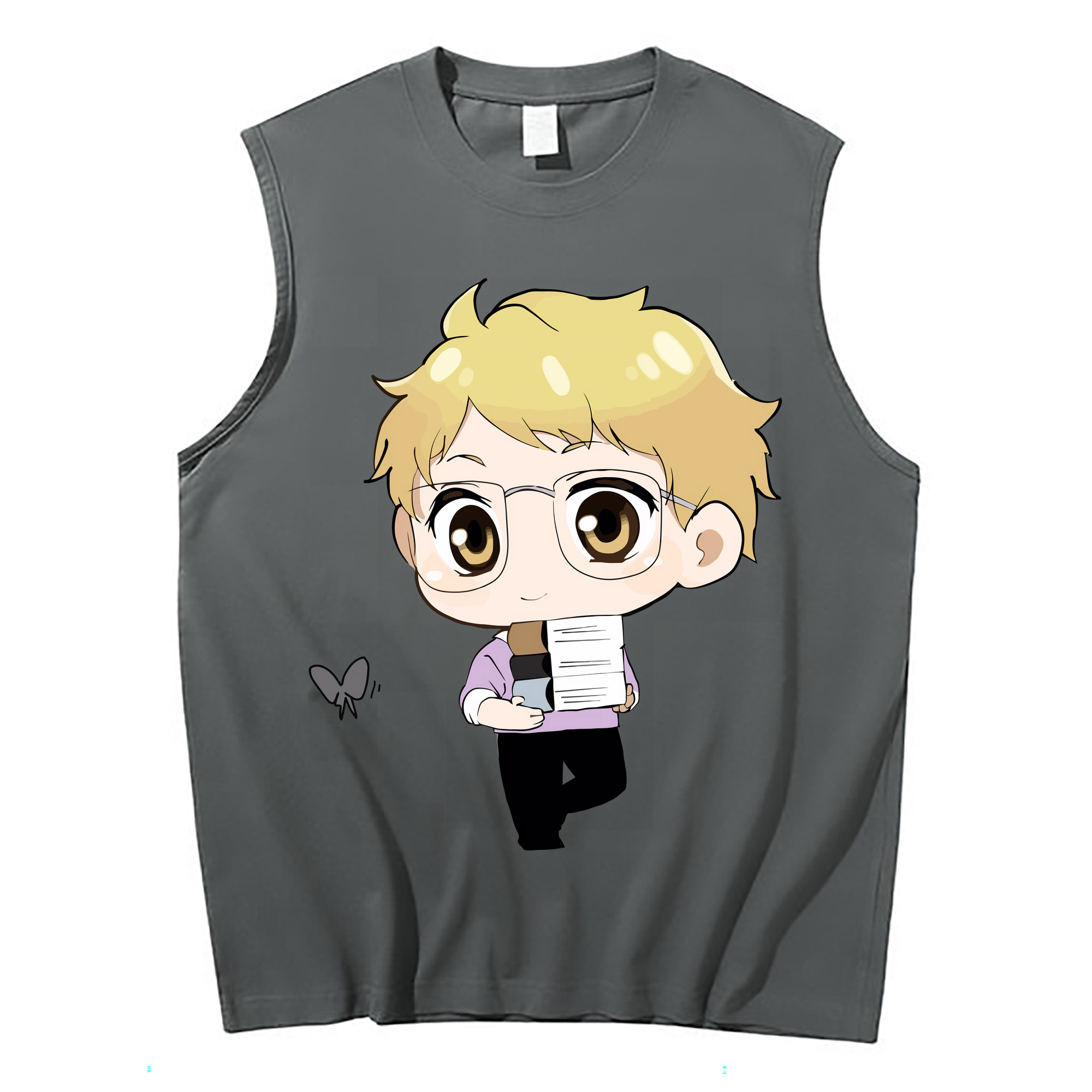 （画像用） ハイキュー!! Haikyu!! コットン100％タンクトップ（フロントプリント）